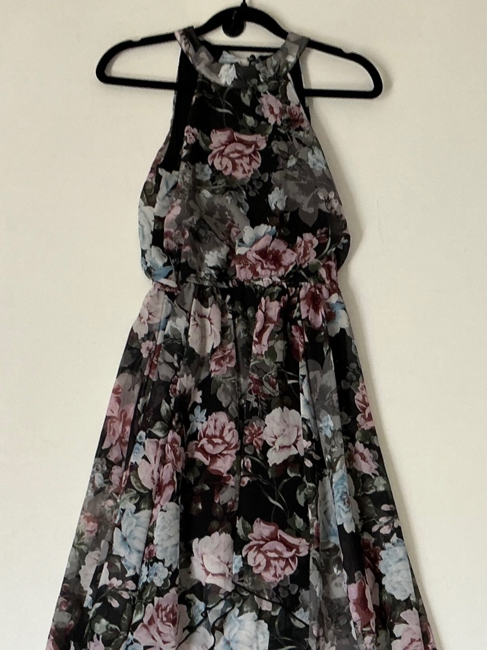 Ava and Yelly tween floral halter dress size 10